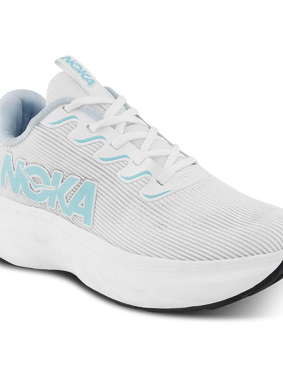 NOKA Men White Mint Sports Shoes