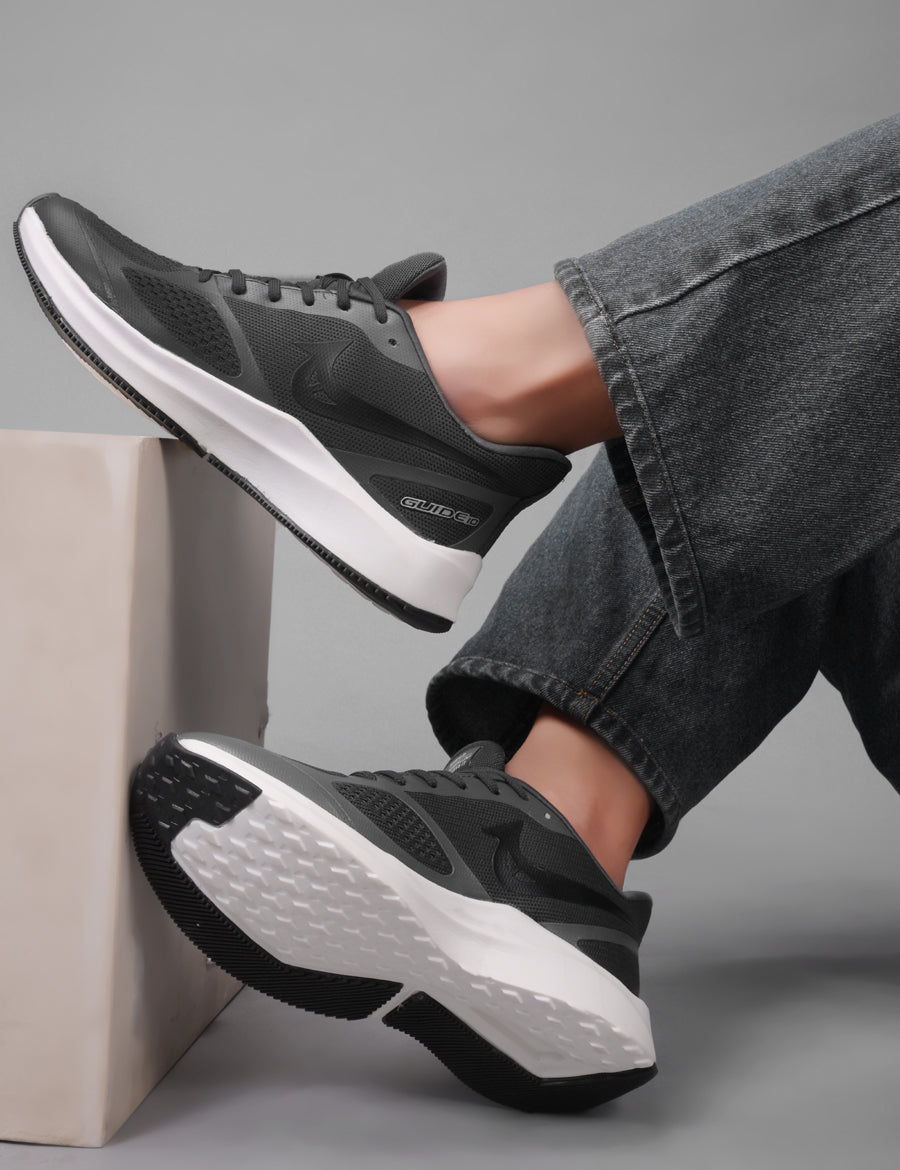 PAYTM Men Gray-Black Sports Shoes