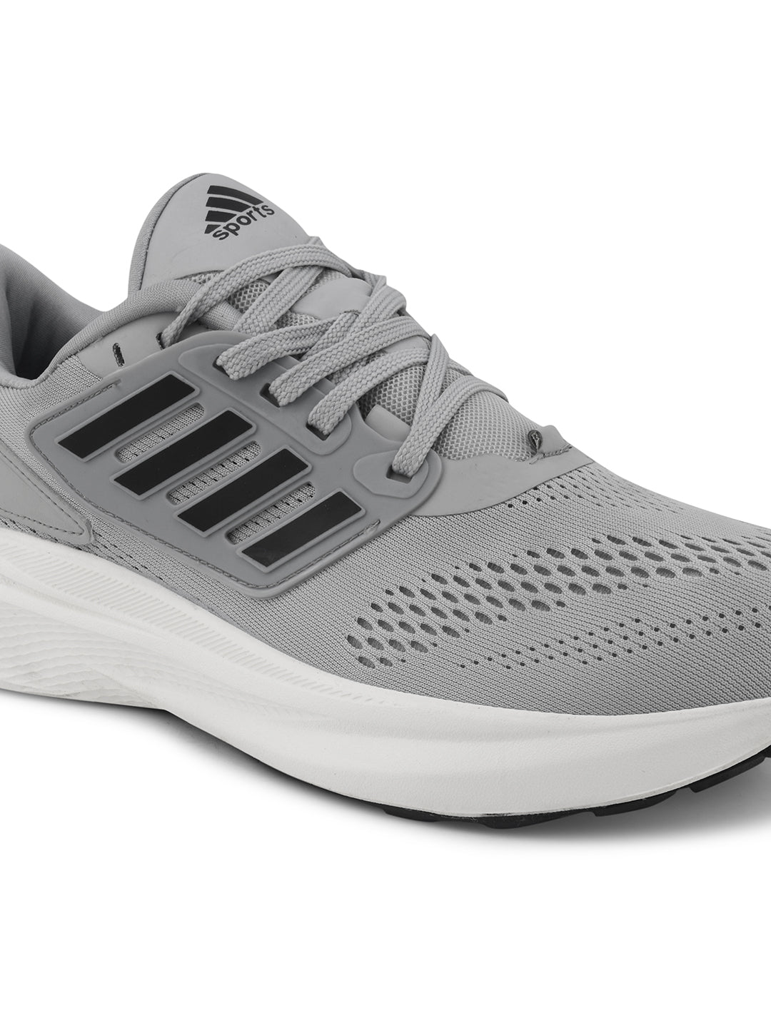 PUREBOOST Men Light Gray Black Sports Shoes