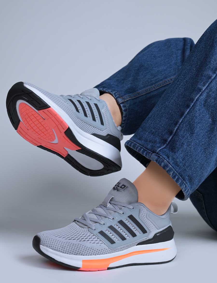 CLD DHONI-5 Men's Grey Black Sports Shoes