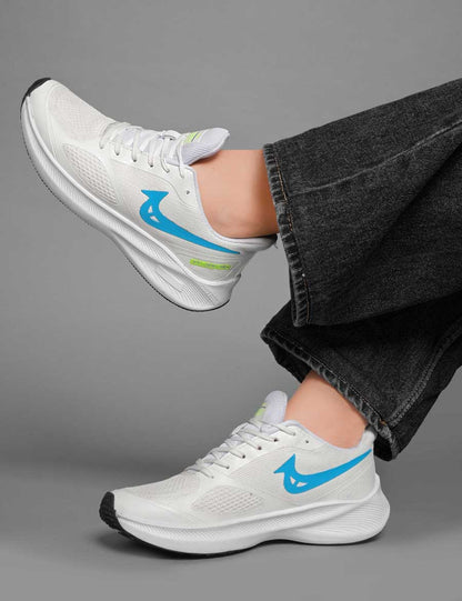 CLD PAYTM Men White Sky Sports Shoes