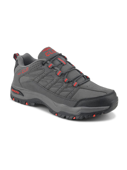FALCON-1 Men D.GRY-RED Trekking Shoes