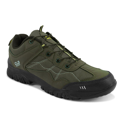 FIT-1 Men Olive Green Yellow  Sports Shoes