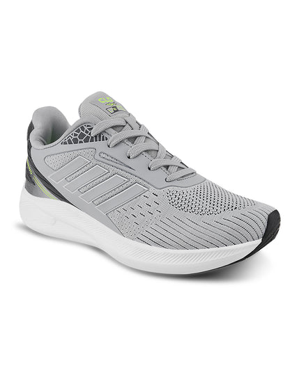 IDEA Men Gray-Green Sports Shoes