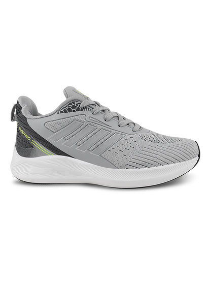 IDEA Men Gray-Green Sports Shoes