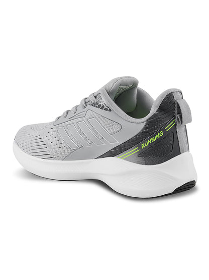 IDEA Men Gray-Green Sports Shoes