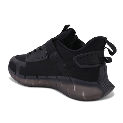 NETFLIX Men Black-Orange Sports Shoes
