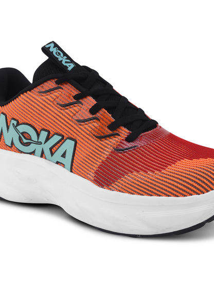 NOKA Men Orange Sports Shoes