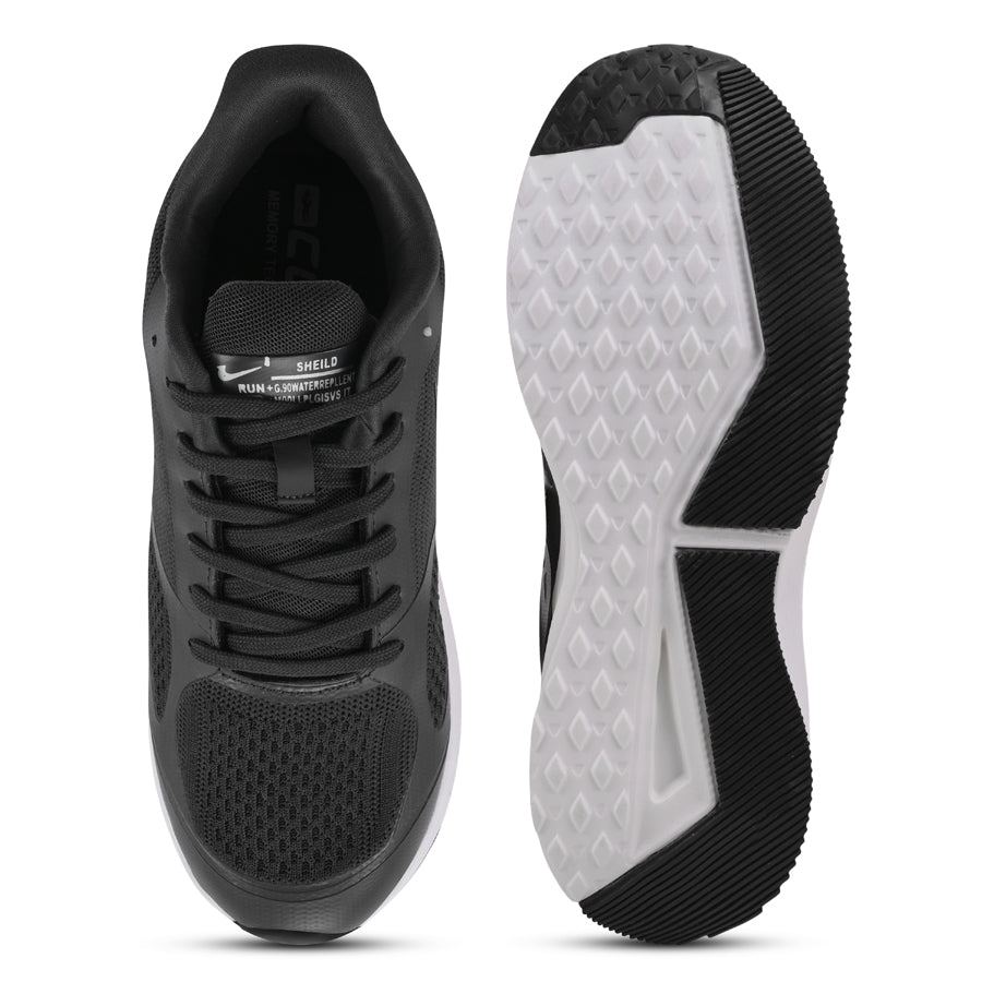 PAYTM Men Gray-Black Sports Shoes