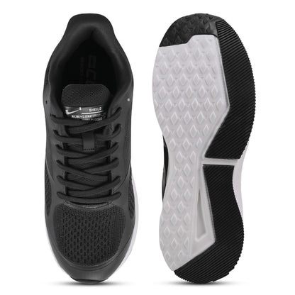 PAYTM Men Gray-Black Sports Shoes
