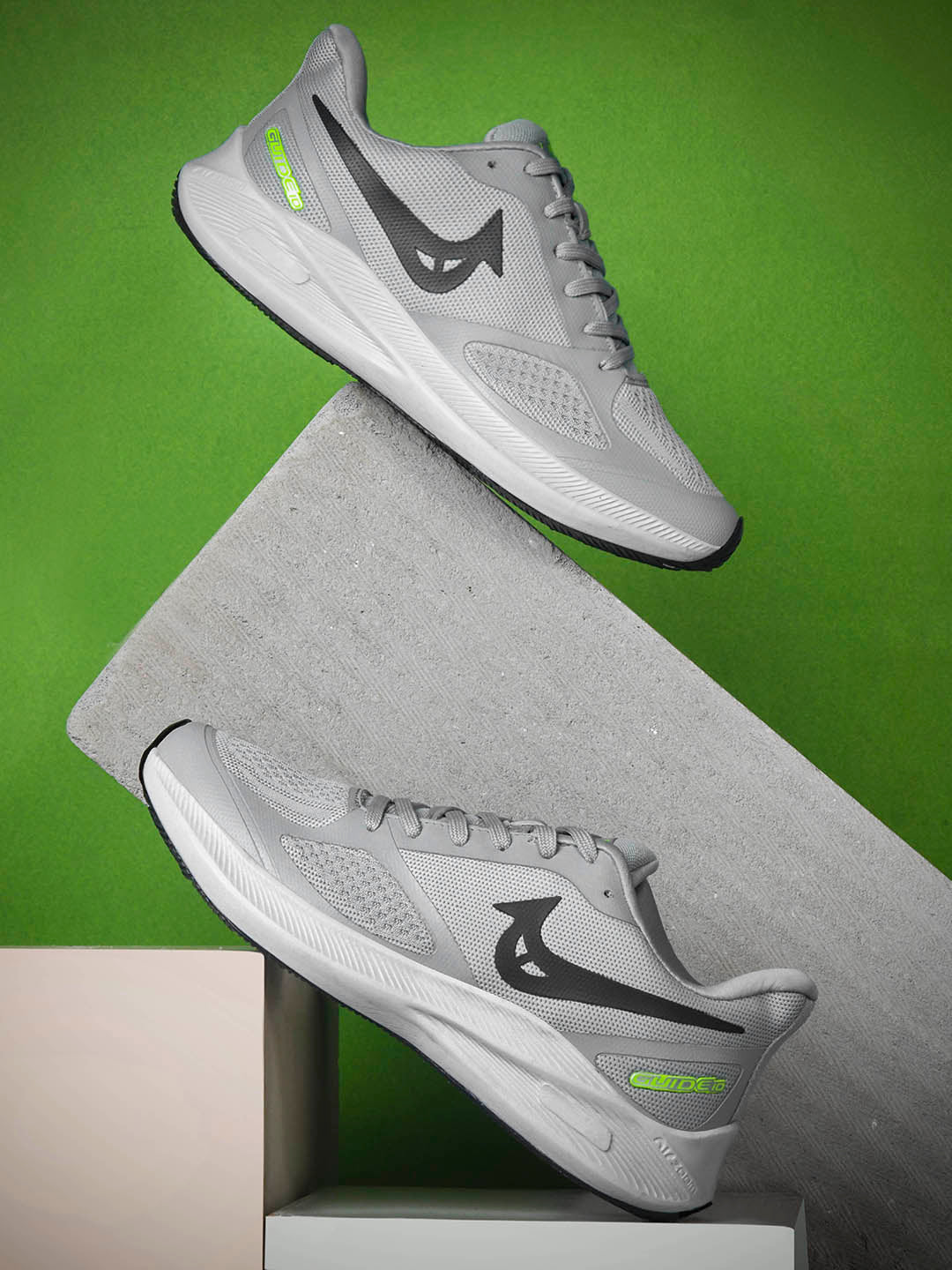 PAYTM Men LIght Gray Dark Gray Sports Shoes