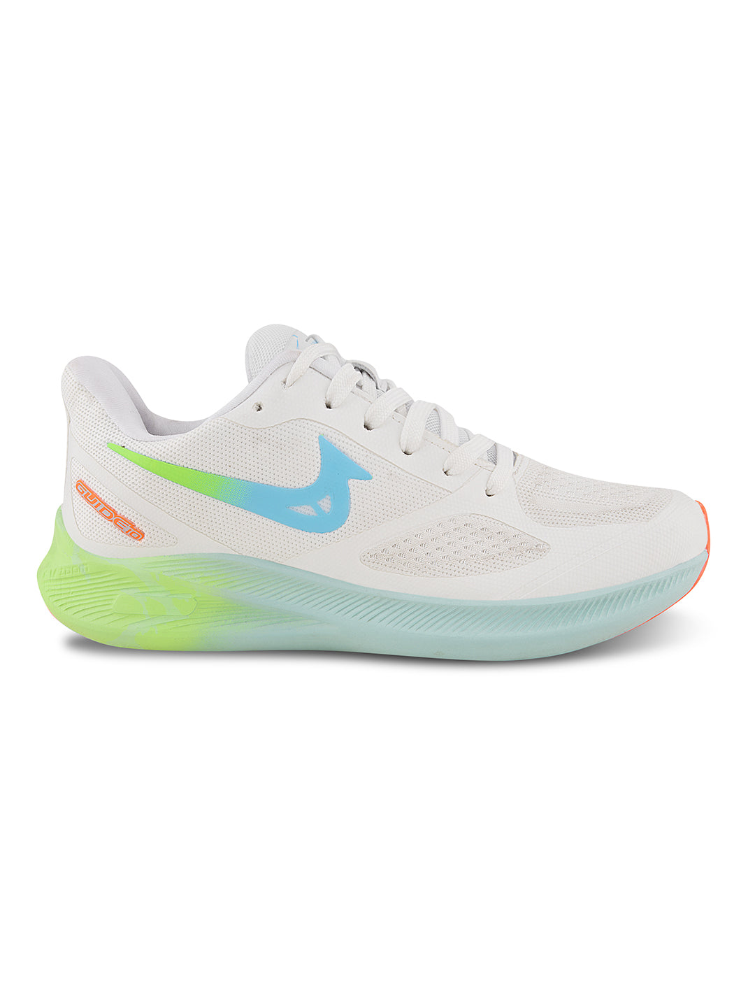 PAYTM Men White-P.GRN-SKY Sports Shoes