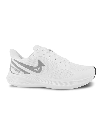 PAYTM Men White-Silver Sports Shoes
