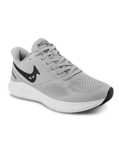 PAYTM Men Light Gray Black Sports Shoes