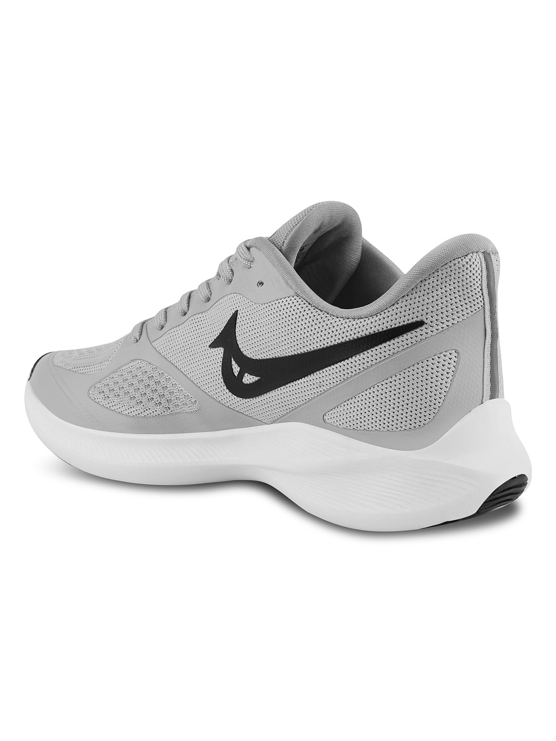 PAYTM Men Light Gray Black Sports Shoes
