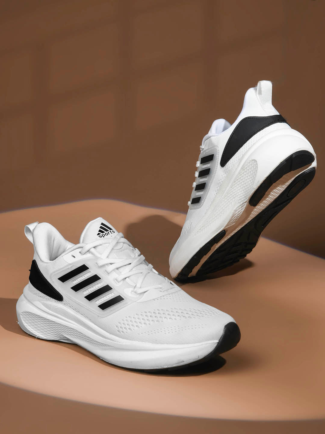 PUREBOOST Men White Black Sports Shoes