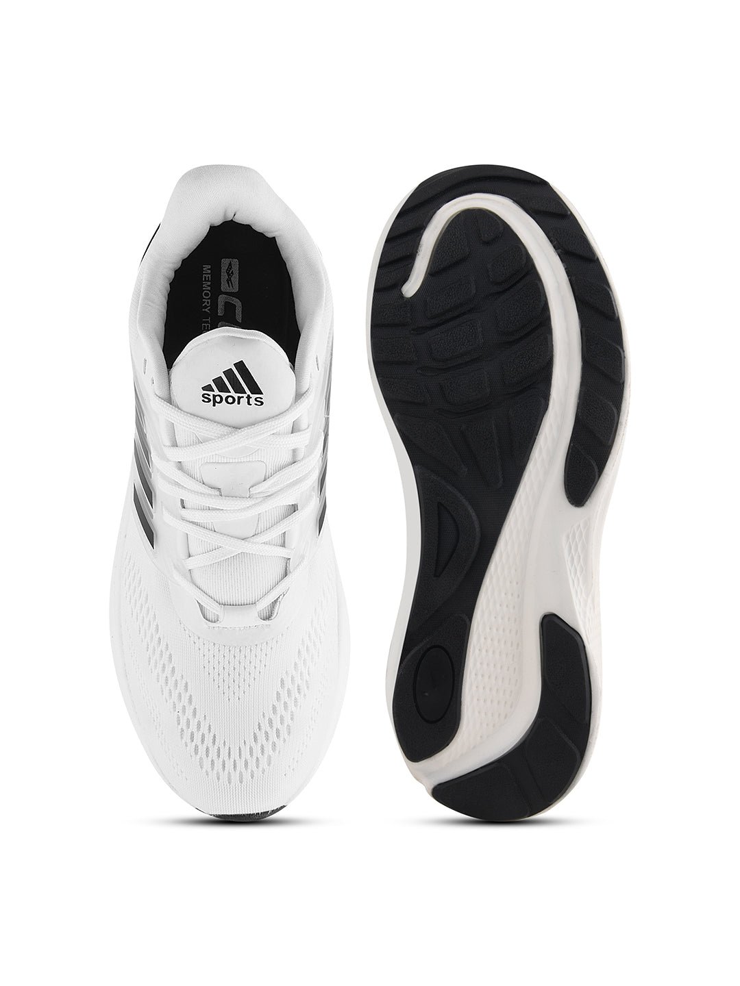 PUREBOOST Men White Black Sports Shoes