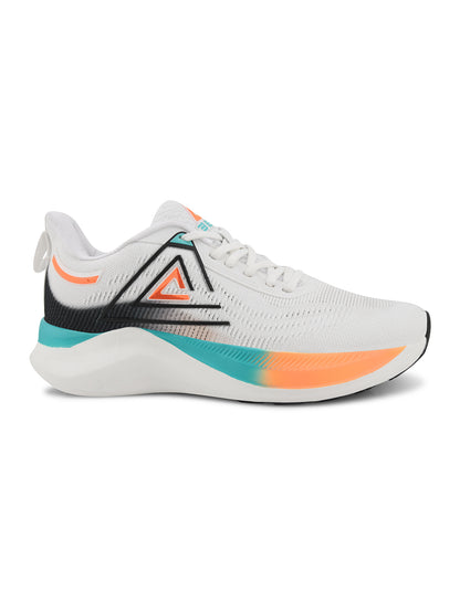 SPARKLE Men White-Orange Sports Shoes