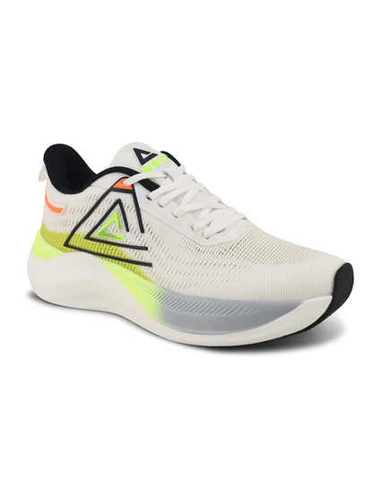 SPARKLE Men White-P.Green Sports Shoes