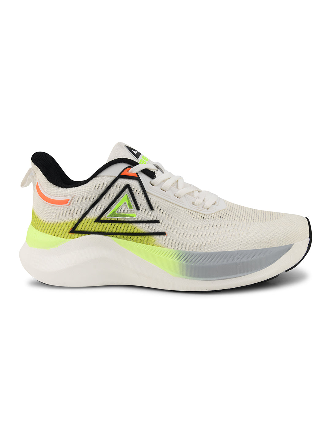 SPARKLE Men White-P.Green Sports Shoes