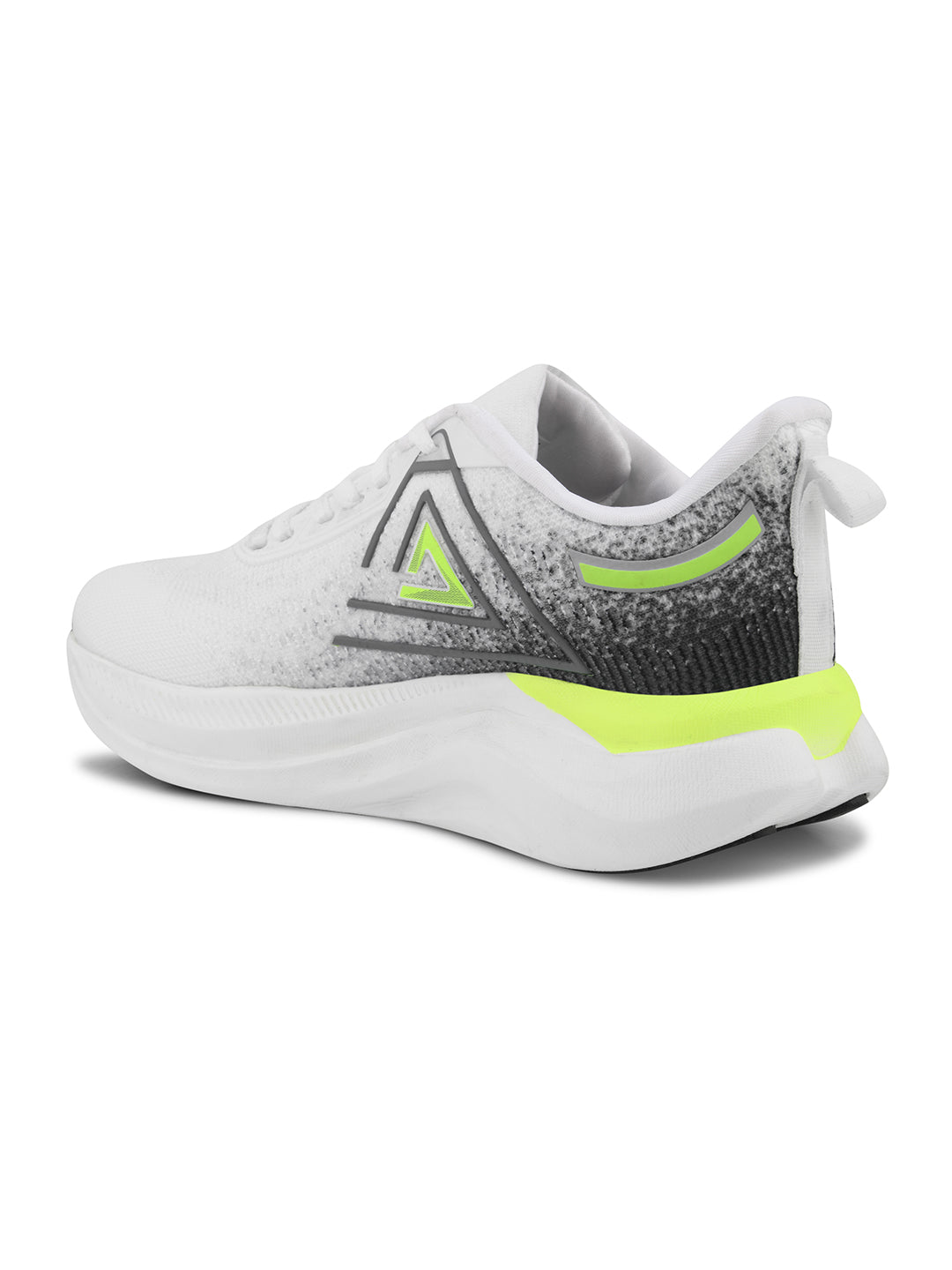 SPARKLE Men White-P.Green Sports Shoes