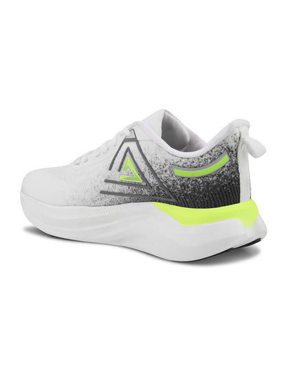SPARKLE Men White-P.Green Sports Shoes