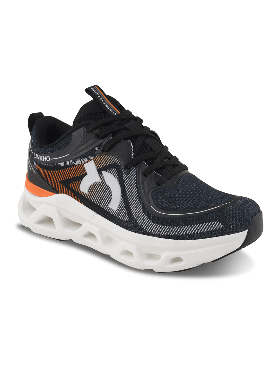 ULTRAPLUS Men Black Orange Sports Shoes