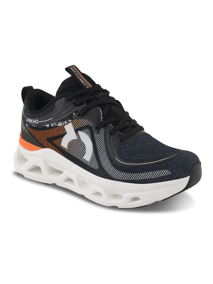 ULTRAPLUS Men Black Orange Sports Shoes