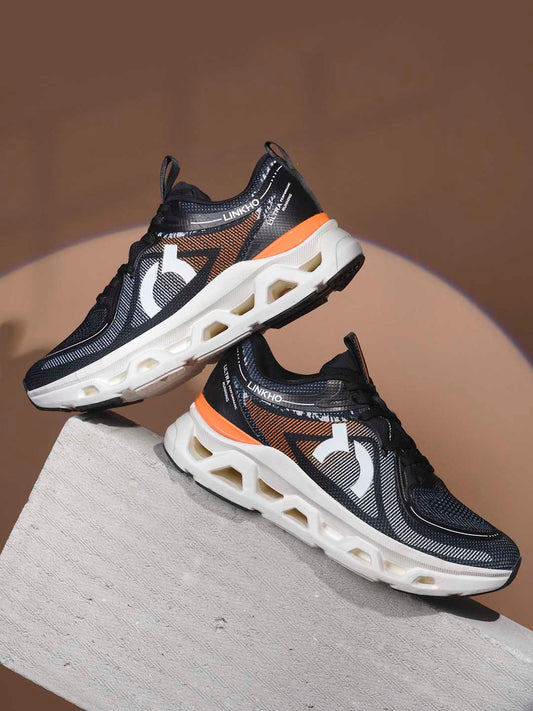 ULTRAPLUS Men Black Orange Sports Shoes
