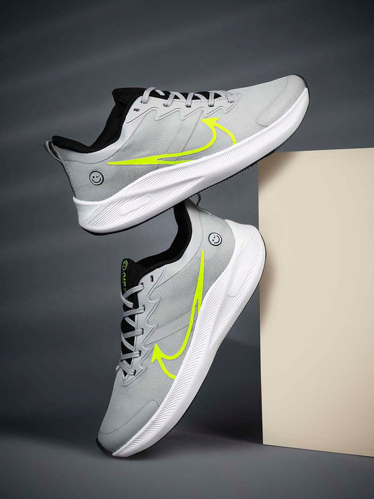 WINFLOW-1 Men L.Gray-P.Green Sports Shoes